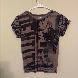 BDG Graphic Tee - Black and Gray